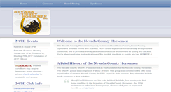 Desktop Screenshot of nevadacountyhorsemen.org